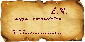 Lengyel Margaréta névjegykártya