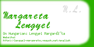 margareta lengyel business card